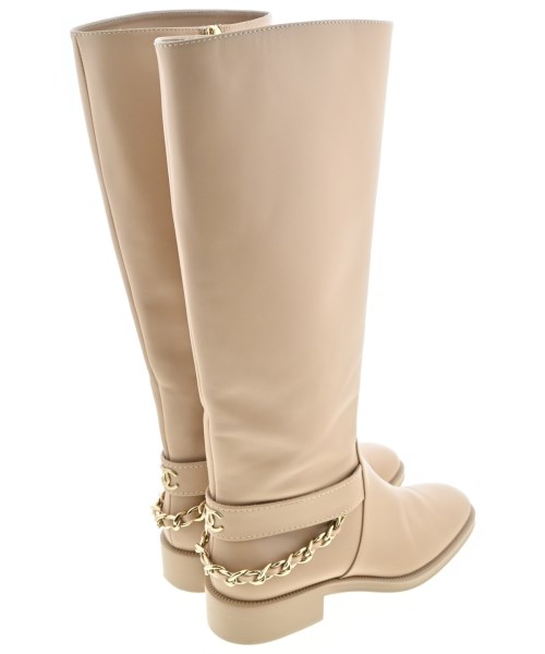 CHANEL（シャネル）ブーツ ベージュ サイズ:37(23.5cm位) レディース/2200635653192
