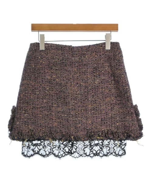 CHANEL（シャネル）ミニスカート 紫 サイズ:40(M位) レディース/2200639145082