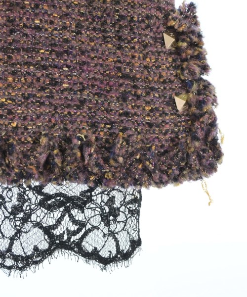 CHANEL（シャネル）ミニスカート 紫 サイズ:40(M位) レディース/2200639145082