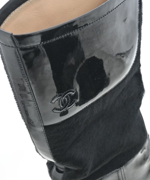CHANEL（シャネル）ブーツ 黒 サイズ:EU39(25.5cm位) レディース/2200639377049