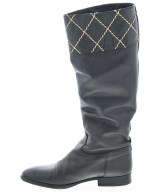 CHANEL（シャネル）ブーツ 黒 サイズ:EU36(22.5cm位) レディース/2200640110031