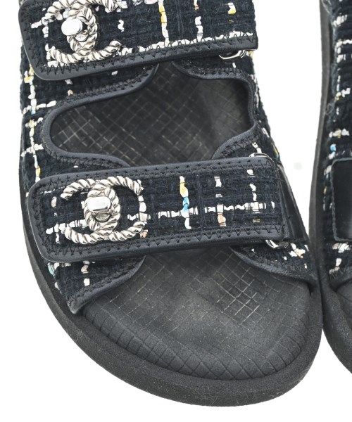 CHANEL（シャネル）サンダル 黒 サイズ:EU36(22.5cm位) レディース/2200640696078