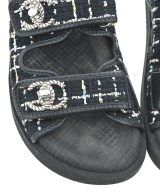 CHANEL（シャネル）サンダル 黒 サイズ:EU36(22.5cm位) レディース/2200640696078
