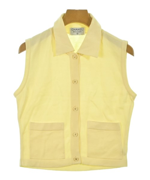 CHANEL(シャネル)ベスト/ノースリーブ 黄 サイズ:38(S位)/2200640726034