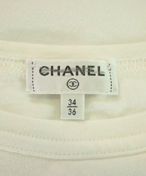 CHANEL（シャネル）Tシャツ・カットソー 白 サイズ:34(XXS位) レディース/2200640873011