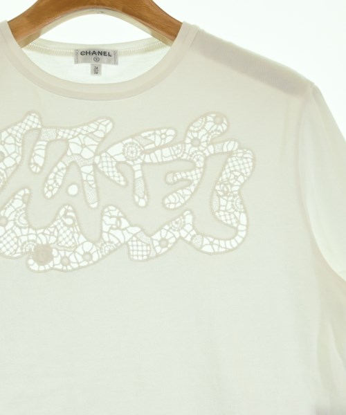 CHANEL（シャネル）Tシャツ・カットソー 白 サイズ:34(XXS位) レディース/2200640873011
