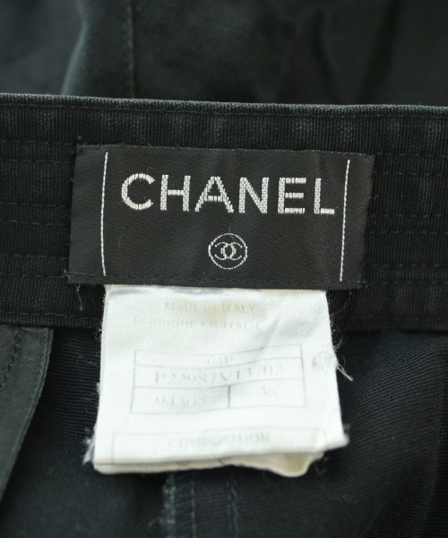 CHANEL（シャネル）チノパン 黒 サイズ:38(S位) レディース/2200641675300