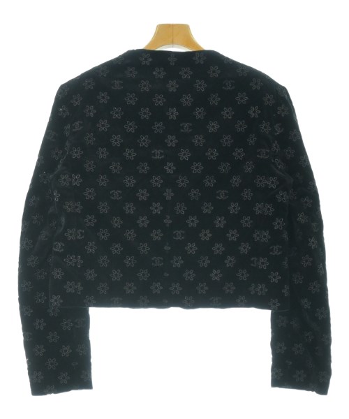 CHANEL（シャネル）ノーカラージャケット 黒 サイズ:40(M位) レディース/2200641825033