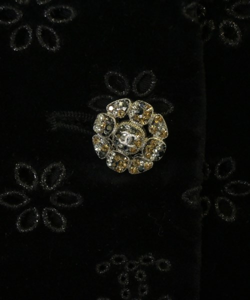 CHANEL（シャネル）ノーカラージャケット 黒 サイズ:40(M位) レディース/2200641825033