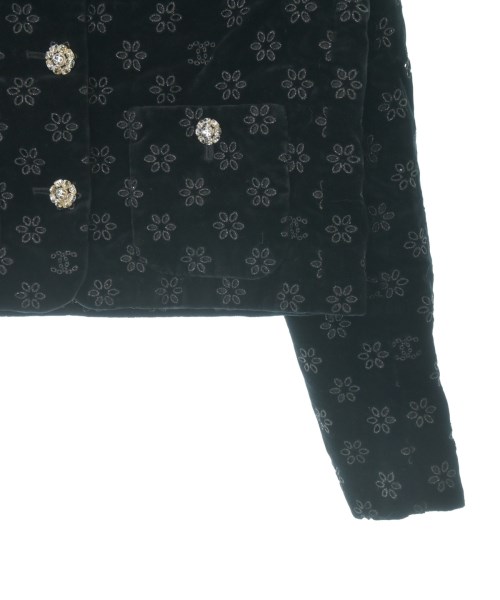 CHANEL（シャネル）ノーカラージャケット 黒 サイズ:40(M位) レディース/2200641825033