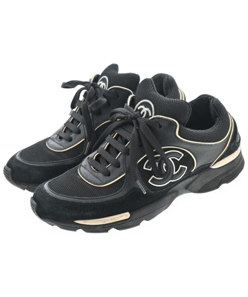 CHANEL(シャネル)スニーカー 黒 サイズ:EU36(22.5cm位)/2200643922020