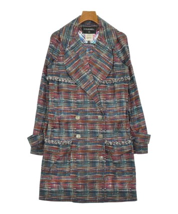 CHANEL 優雅なチェスターコート風ロングジャケット定番ココボタンsize34 楽天市場】CHANEL シャネル コート ウール ブラック #38 P31269V21533