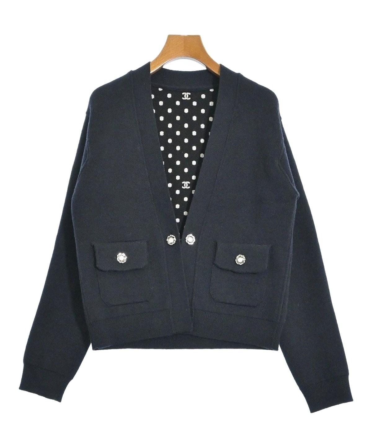 ✨CHANEL シャネル 90s カーディガン　ニットジャケット黒✨ 楽天市場】シャネル CHANEL 25K ニット カーディガン ジャケット