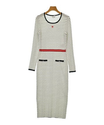 シャネル　ワンピース　白黒ライン　正規品　CHANEL 　2012年　サイズ38 CHANEL（シャネル）ワンピース 白 サイズ:38(S位) レディース