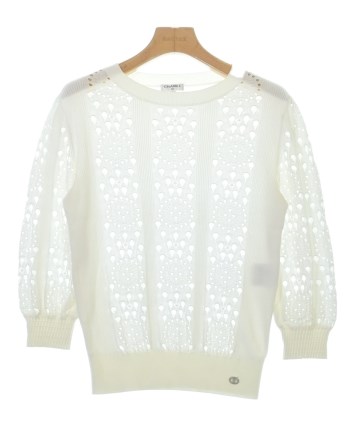 CHANEL（シャネル）ニット・セーター 白 サイズ:36(XS位) レディース