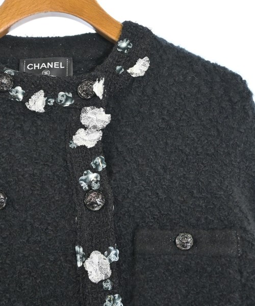 CHANEL（シャネル）ノーカラージャケット 黒 サイズ:36(XS位) レディース/2200576479547
