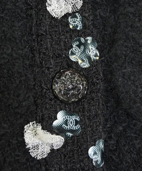 CHANEL（シャネル）ノーカラージャケット 黒 サイズ:36(XS位) レディース/2200576479547