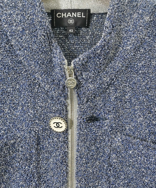 CHANEL（シャネル）ブルゾン 青 サイズ:42(M位) レディース/2200580700019