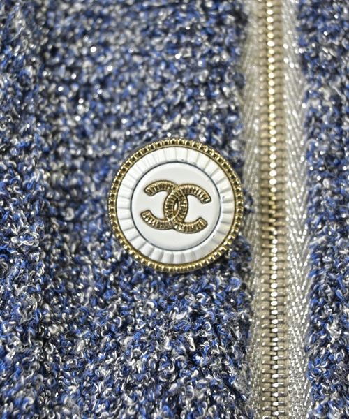 CHANEL（シャネル）ブルゾン 青 サイズ:42(M位) レディース/2200580700019