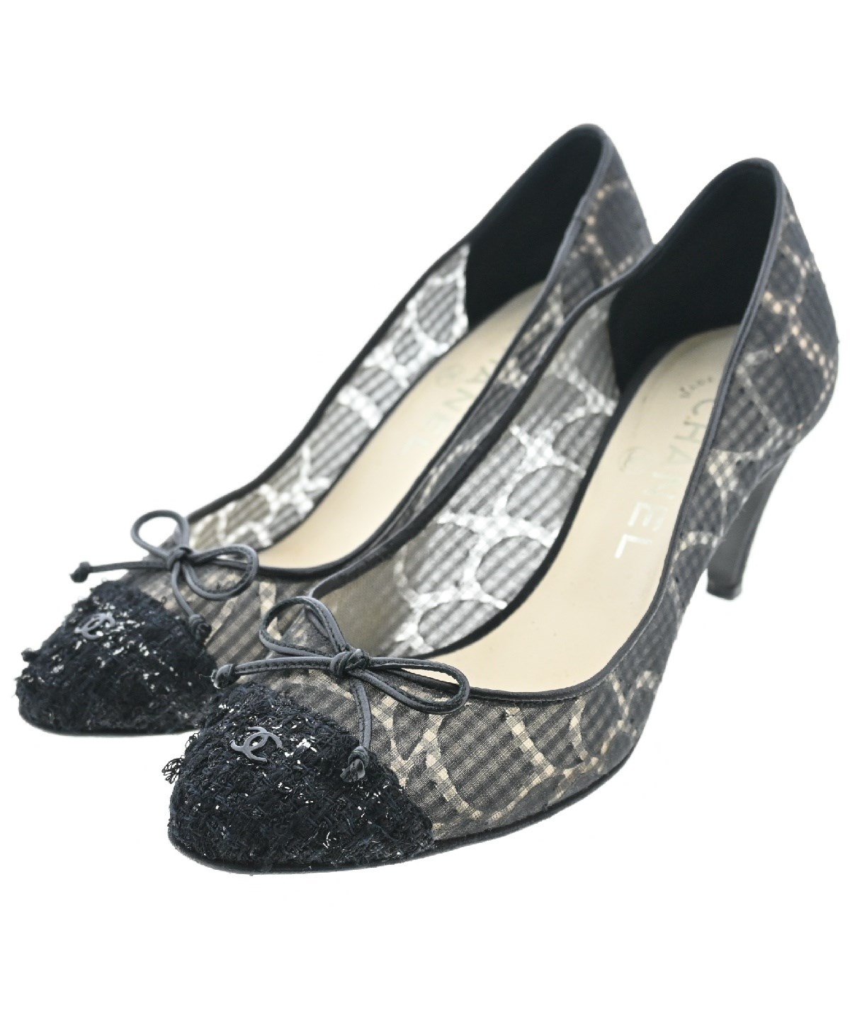 CHANEL（シャネル）パンプス 黒 サイズ:EU35(21.5cm位