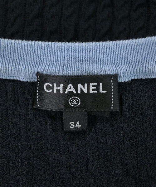 CHANEL（シャネル）ニット・セーター 青 サイズ:34(XXS位) レディース/2200595253012