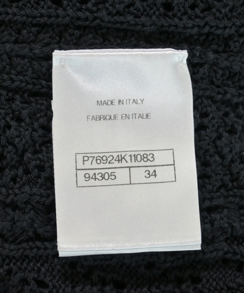 CHANEL（シャネル）ニット・セーター 黒 サイズ:34(XXS位) レディース/2200595253029