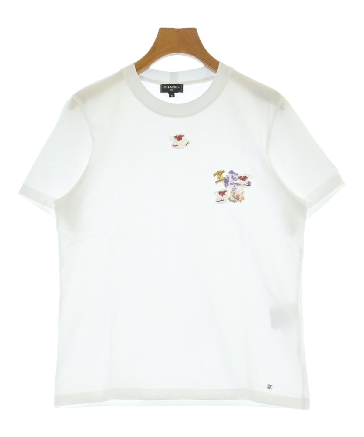CHANEL ホワイト Tシャツ サイズ36 CHANEL ホワイト Tシャツ サイズ36