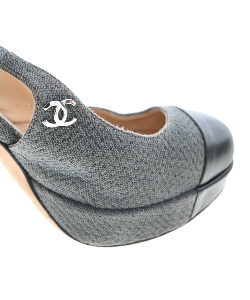 CHANEL（シャネル）パンプス グレー サイズ:EU36 1/2(23cm位) レディース/2200589839123