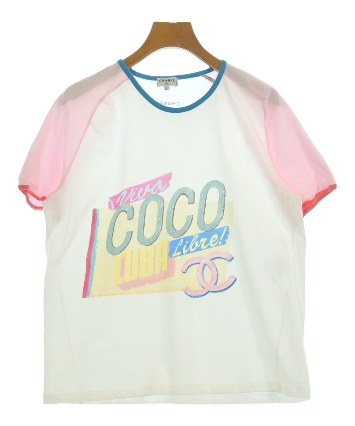 CHANEL（シャネル）Tシャツ・カットソー 白 サイズ:L レディース