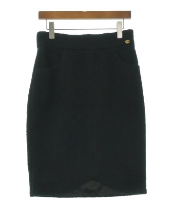 専用です シャネル 黒のポケット付きタイトスカート CHANEL（シャネル）ミニスカート 黒 サイズ:42(L位) レディース