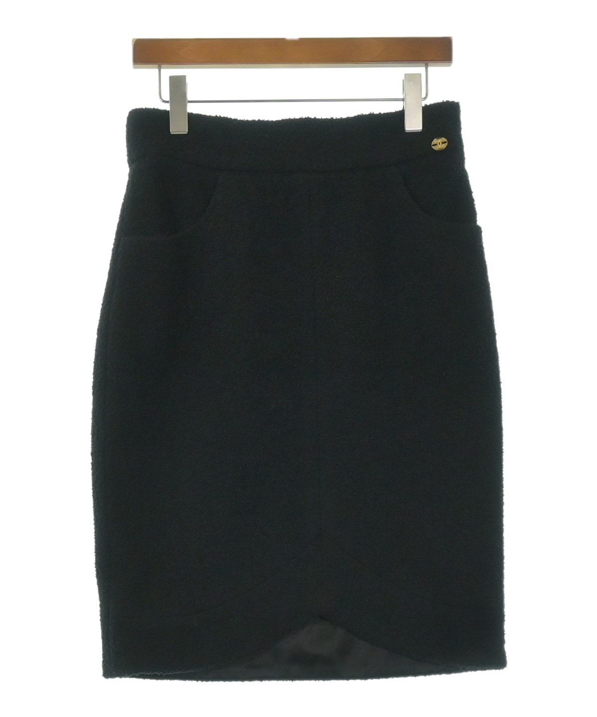 CHANEL ミニスカート サイズ34 CHANEL ミニスカート サイズ34 CHANEL（シャネル）ひざ丈スカート 黒