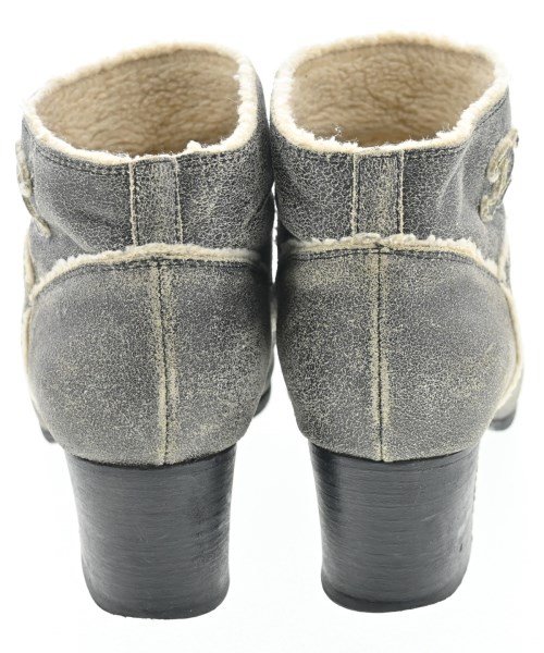 CHANEL（シャネル）ブーツ グレー サイズ:EU36(22.5cm位) レディース/2200622100043