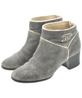 CHANEL（シャネル）ブーツ グレー サイズ:EU36(22.5cm位) レディース/2200622100043