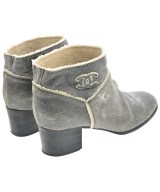 CHANEL（シャネル）ブーツ グレー サイズ:EU36(22.5cm位) レディース/2200622100043