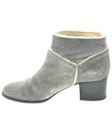 CHANEL（シャネル）ブーツ グレー サイズ:EU36(22.5cm位) レディース/2200622100043