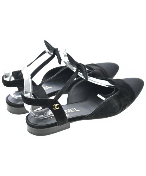 CHANEL（シャネル）サンダル 黒 サイズ:EU37 1/2(24cm位) レディース/2200620929172