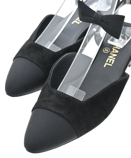 CHANEL（シャネル）サンダル 黒 サイズ:EU37 1/2(24cm位) レディース/2200620929172