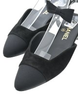 CHANEL（シャネル）サンダル 黒 サイズ:EU37 1/2(24cm位) レディース/2200620929172