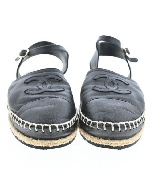 CHANEL（シャネル）エスパドリーユ 黒 サイズ:EU35(21.5cm位) レディース/2200622759012