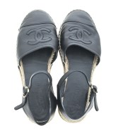CHANEL（シャネル）エスパドリーユ 黒 サイズ:EU35(21.5cm位) レディース/2200622759012