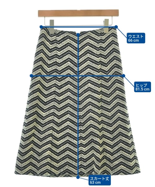 CHANEL（シャネル）ひざ丈スカート 黒 サイズ:38(S位) レディース/2200622989204