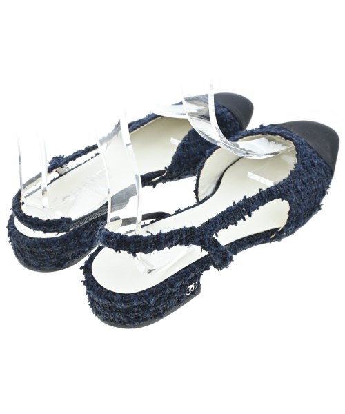 CHANEL（シャネル）パンプス 紺 サイズ:EU37 1/2(24cm位) レディース/2200623034019