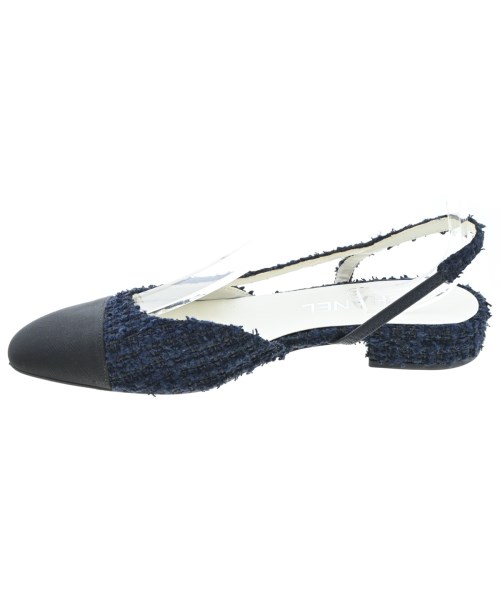 CHANEL（シャネル）パンプス 紺 サイズ:EU37 1/2(24cm位) レディース/2200623034019
