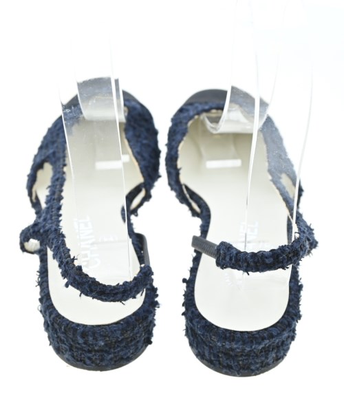 CHANEL（シャネル）パンプス 紺 サイズ:EU37 1/2(24cm位) レディース/2200623034019