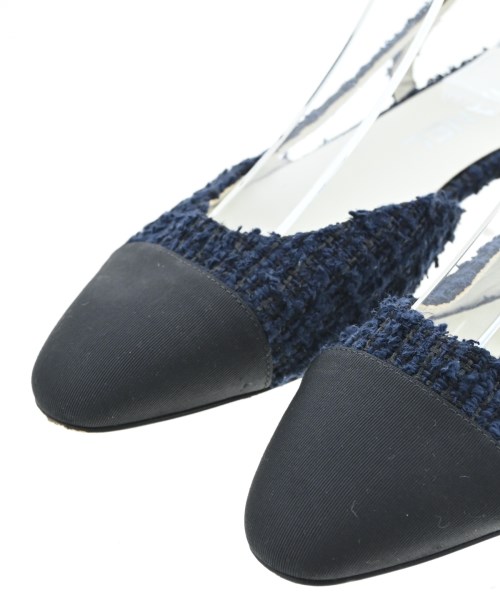 CHANEL（シャネル）パンプス 紺 サイズ:EU37 1/2(24cm位) レディース/2200623034019