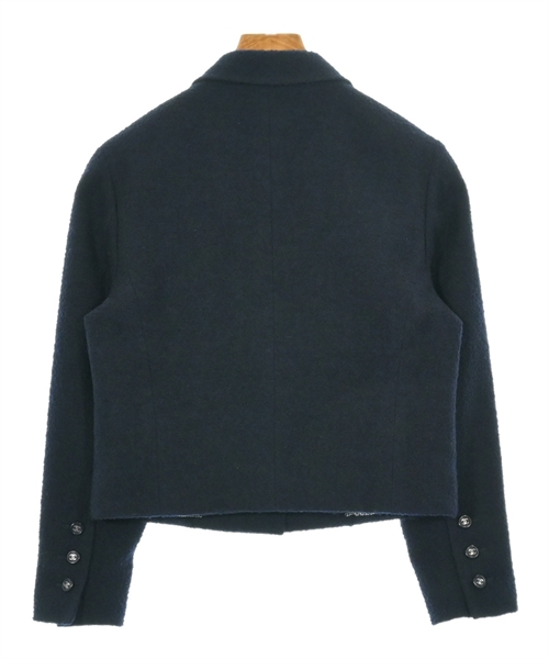 CHANEL（シャネル）テーラードジャケット 紺 サイズ:36(XS位) レディース/2200623106037