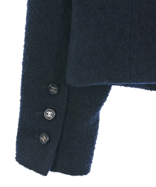 CHANEL（シャネル）テーラードジャケット 紺 サイズ:36(XS位) レディース/2200623106037