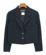 CHANEL（シャネル）テーラードジャケット 紺 サイズ:36(XS位) レディース/2200623106037