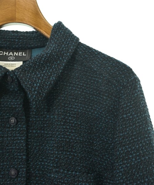 CHANEL（シャネル）カジュアルシャツ 青 サイズ:44(L位) レディース/2200614938043
