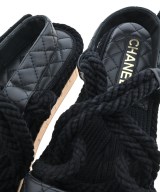 CHANEL（シャネル）サンダル 黒 サイズ:EU38(24.5cm位) レディース/2200623321256